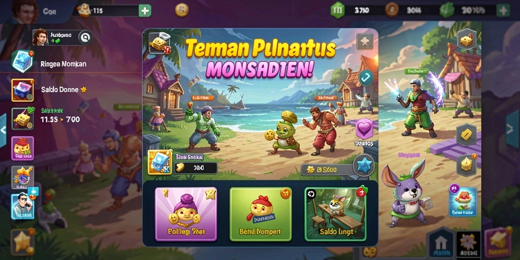 Berbagai pilihan permainan dan taruhan yang tersedia.