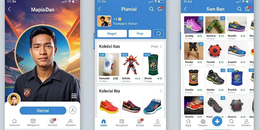 Screenshot ketiga menampilkan karakter yang bisa dimodifikasi.