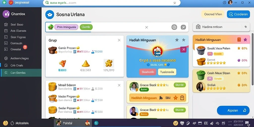 Kompetisi dengan pemain lain yang seru dan menarik.