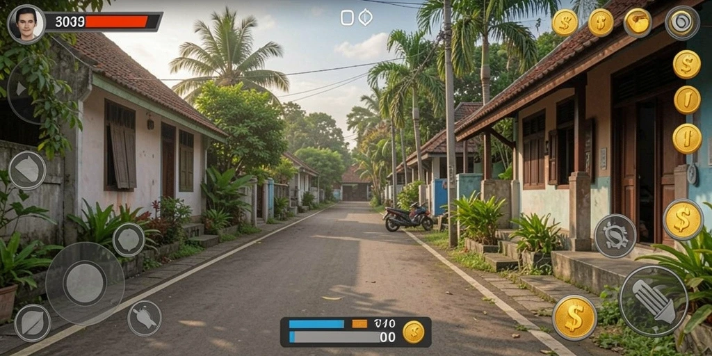 Tangkapan layar ketiga menampilkan momen kustomisasi karakter yang menarik.