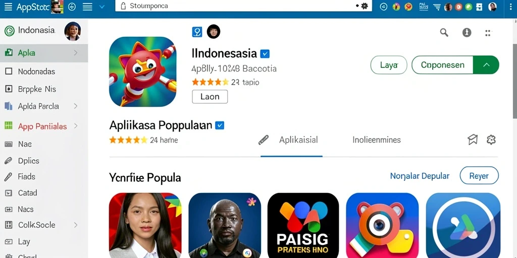 Pemandangan level yang indah dan menantang.