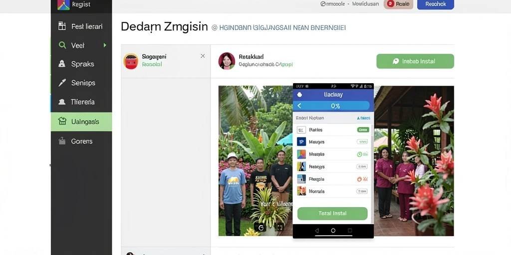Fitur chat untuk interaksi antarpemain.