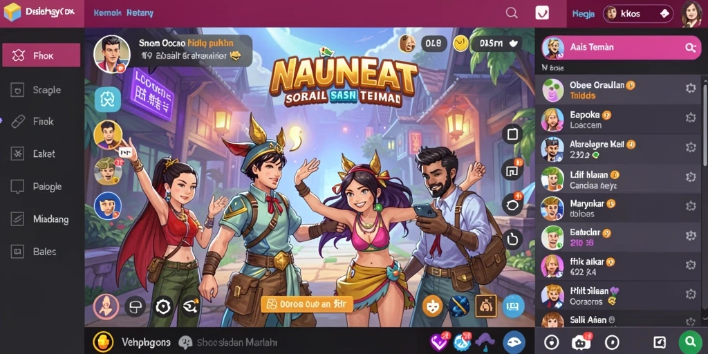 Ilustrasi pertempuran seru antara pemain.
