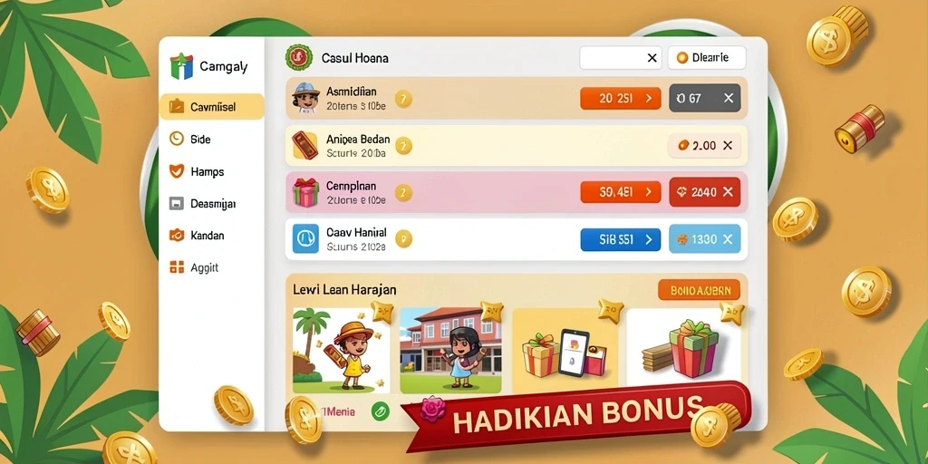 Level menantang dengan berbagai rintangan seru.