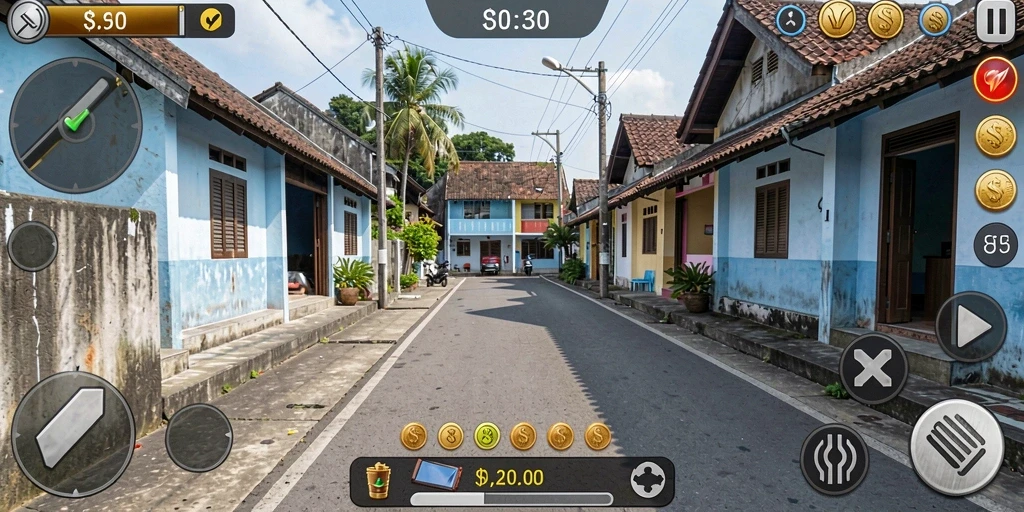 Screenshot dari fitur komunitas yang memungkinkan interaksi antar pemain.