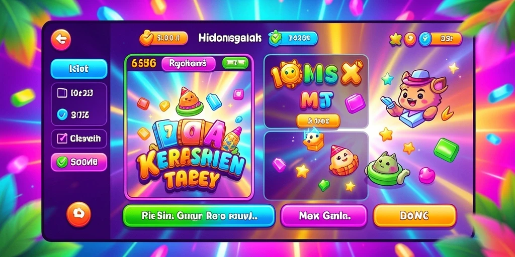 Berbagai karakter unik untuk dipilih.