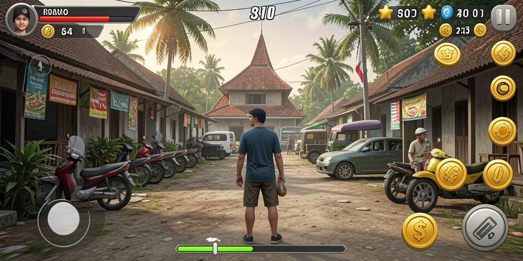 Mode multiplayer untuk bersaing dengan pemain lainnya.