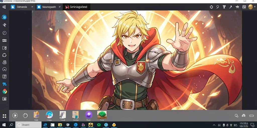 Screenshot dari salah satu level yang penuh tantangan.